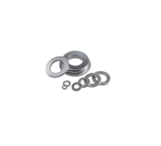 M5 DIN9021 Pul Beyaz Inox A2