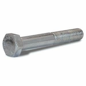 M6x45mm Civata Beyaz Altıköşe Yarım Diş
