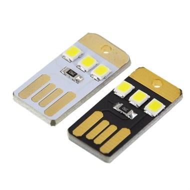 Mini USB Led Lamba 1 W - Beyaz (Süper Parlak Işık)