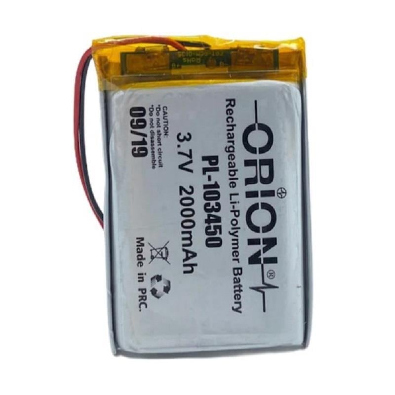 Orion PL-103450 3.7v Lipo Batarya 2000mAh 25C- 1s Şarj Edilebilir Lipo Pil