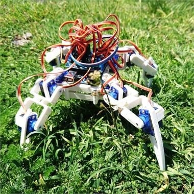 Örümcek Robot Kiti - Bluetooth Kontrollü (Spider Robot) Demonte