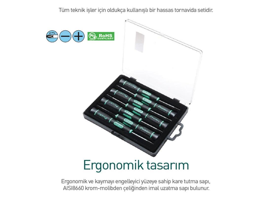 ProsKit 7 Parça Elektronikçi Tornavida Seti SD-081