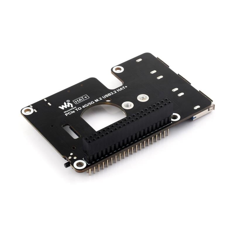 Raspberry Pi 5 için PCIe - M.2 4G/5G ve USB 3.2 HAT - Raspberry Pi 5 Uyumlu
