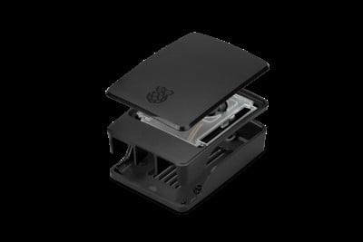 Raspberry Pi 5 Lisanslı Muhafaza Kutusu Siyah Renk