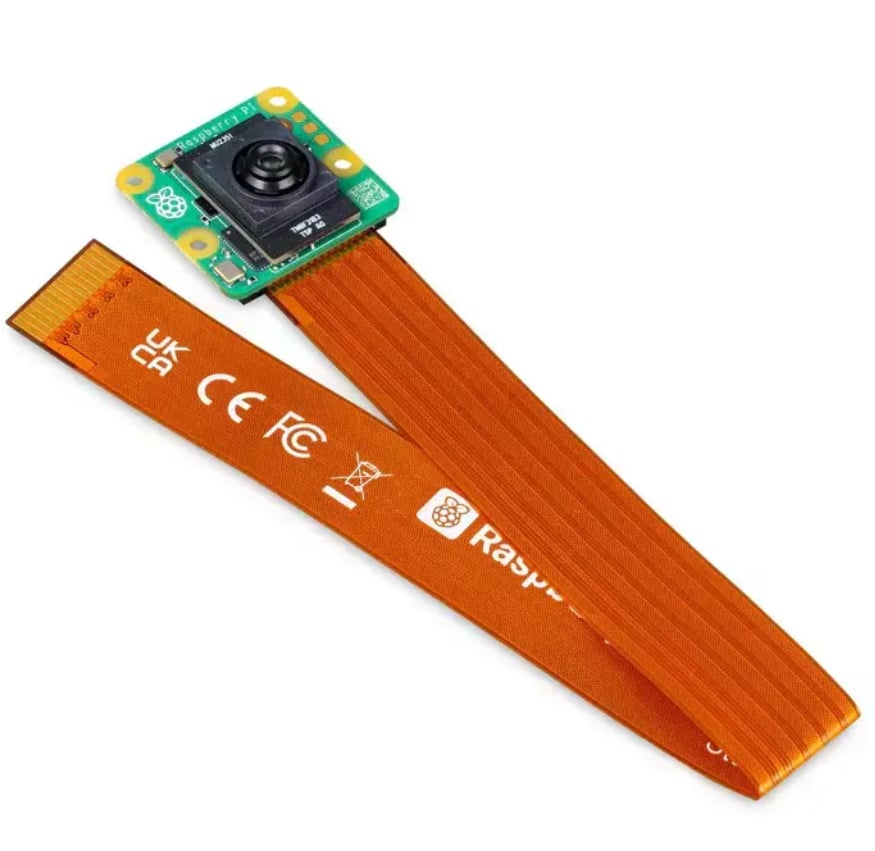 Raspberry Pi AI Kamera, 12MP, IMX500 Akıllı Görüş Kamerası