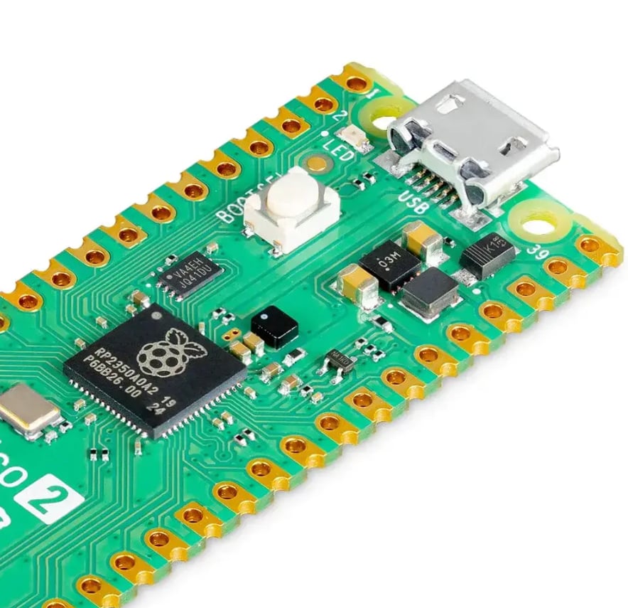 Raspberry Pi Pico 2 W Header Bağlantılı
