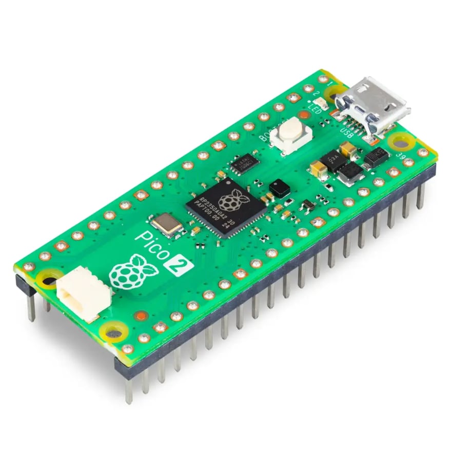 Raspberry Pi Pico 2 W Header Bağlantılı