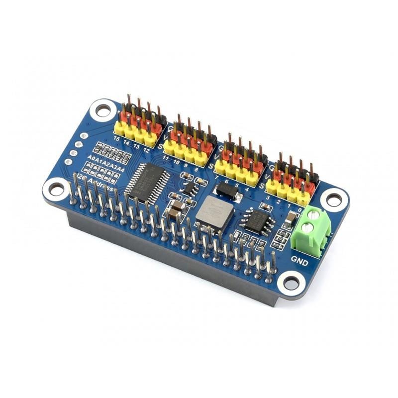 Raspberry Pi Servo Motor Sürücü Kartı 16 Kanal I2C