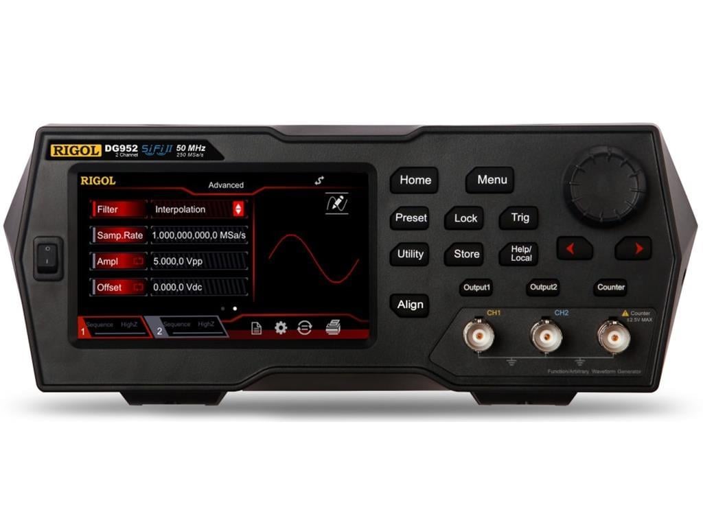 Rigol DG952 50MHz 16Bit 2 Kanallı Fonksiyon Keyfi Sinyal Jeneratörü