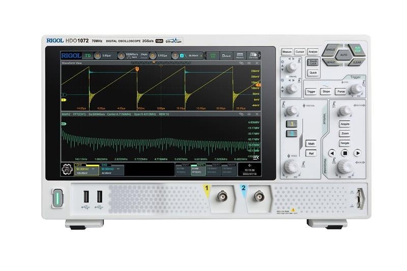 RIGOL DHO1072, 70 MHz, 2 Kanallı, 12 bit Dijital Osiloskop