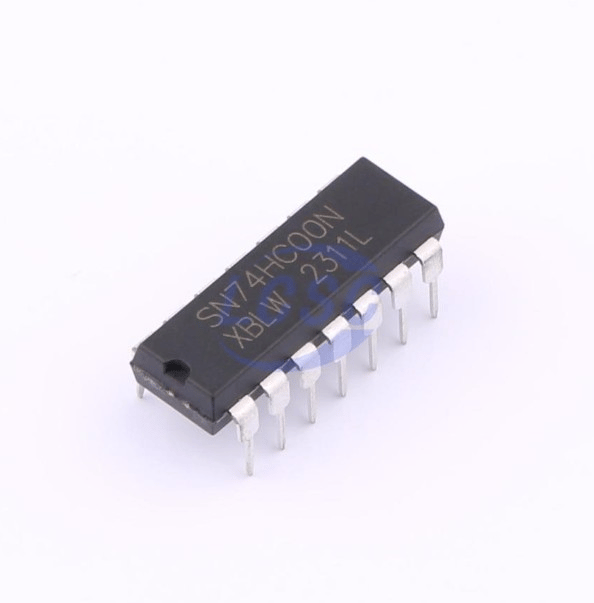 SN74HC00N DIP14 Quad 2-Girişli NAND Kapısı Lojik Entegre 