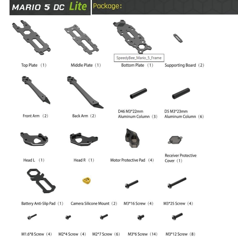 SpeedyBee Mario 5 Frame - DC Advanced - 5