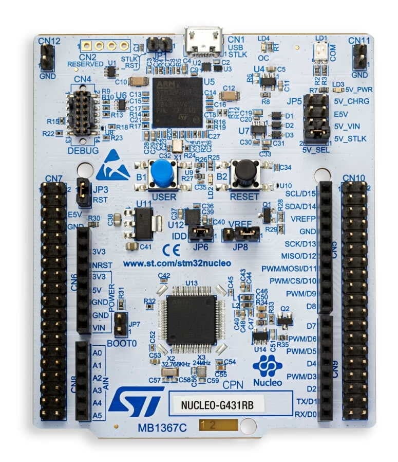 STM32G431 Nucleo-64 Geliştirme Kartı (ARM Cortex)