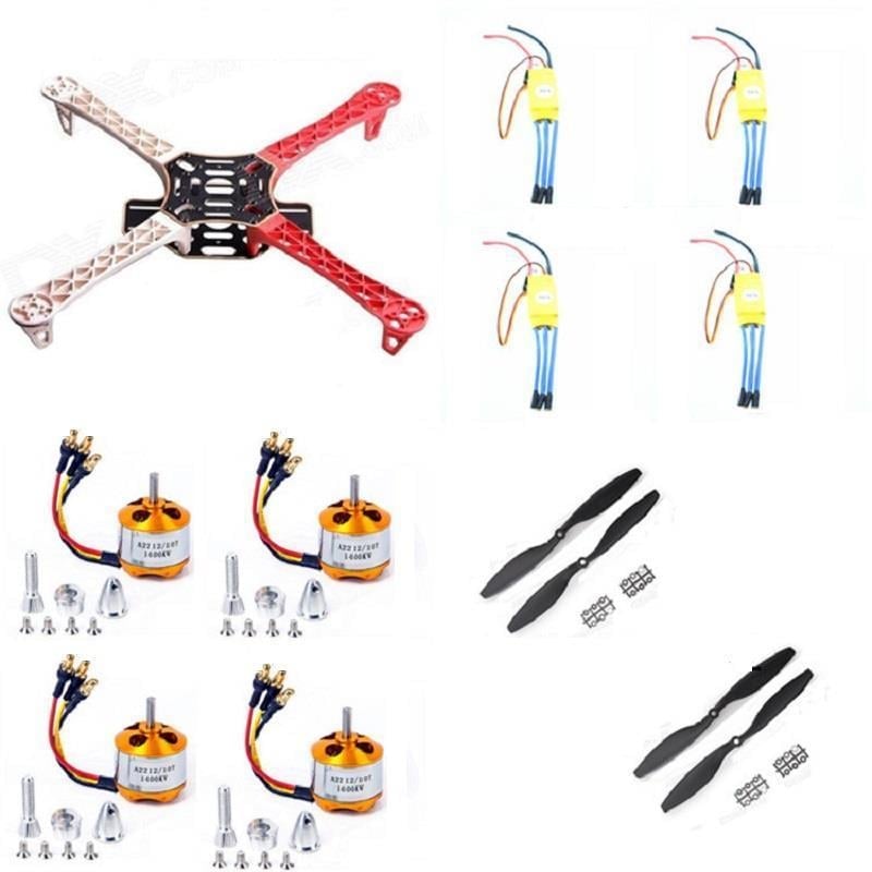 Süper Multikopter Seti - Kendin Yap Drone Kiti (Multicopter) (Videolu)