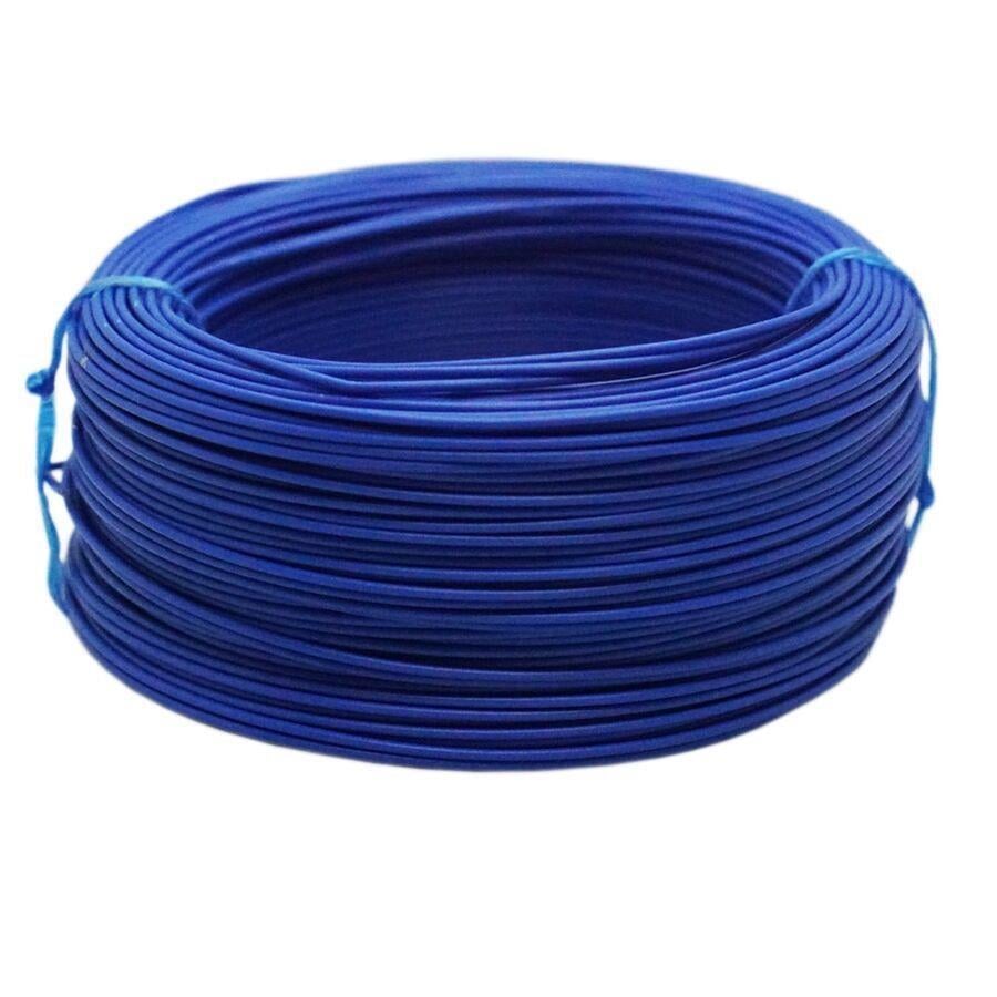 Tek Damarlı Zil Teli - 0.5mm 100mt - Mavi
