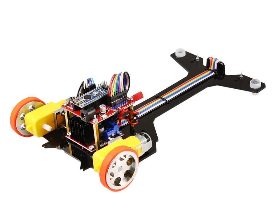 Temel Seviye Çizgi İzleyen Robot-8 Sensörlü Demonte