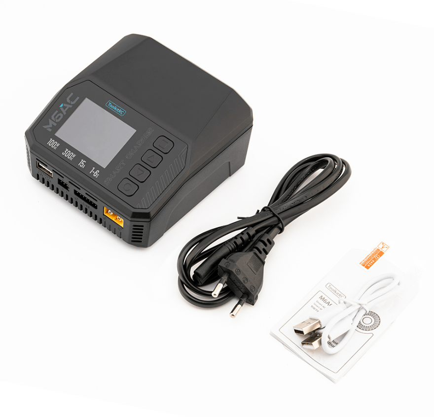 ToolkitRC M6AC LiPo Şarj Cihazı 300W LiHV LiFe Li-