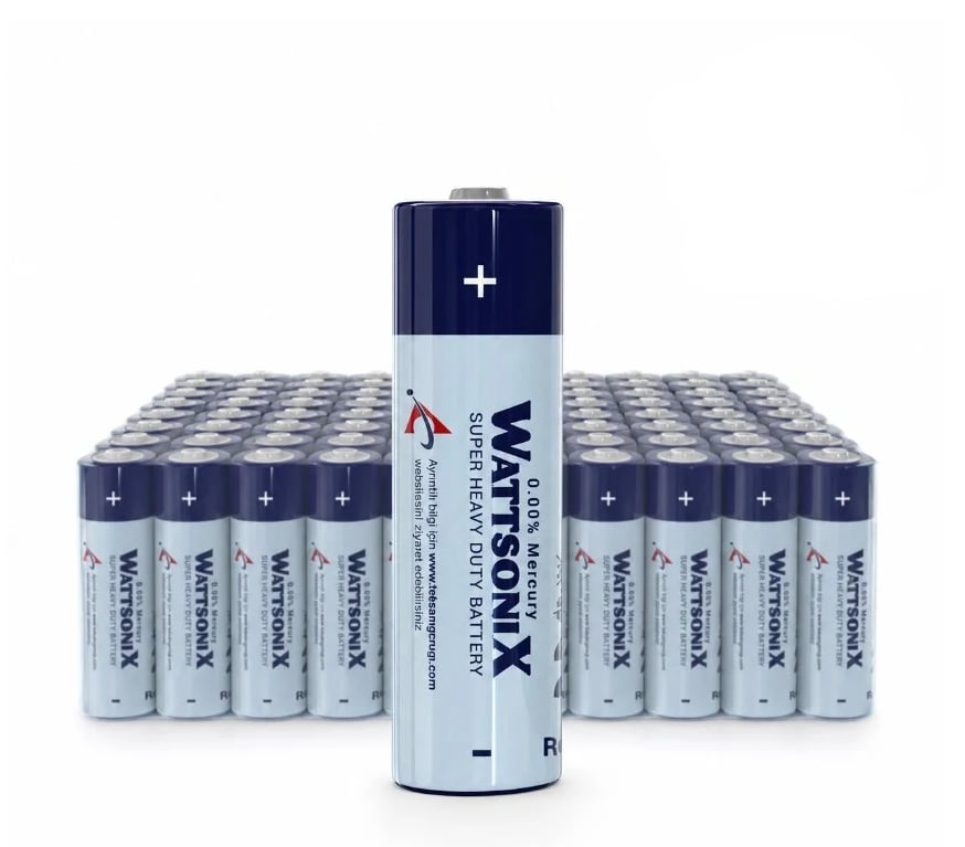 Wattsonix R6 Çinko Karbon AA Kalem Pil