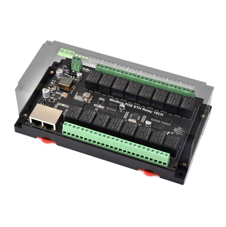 Waveshare 16 Kanal Modbus Ethernet Röle Modülü