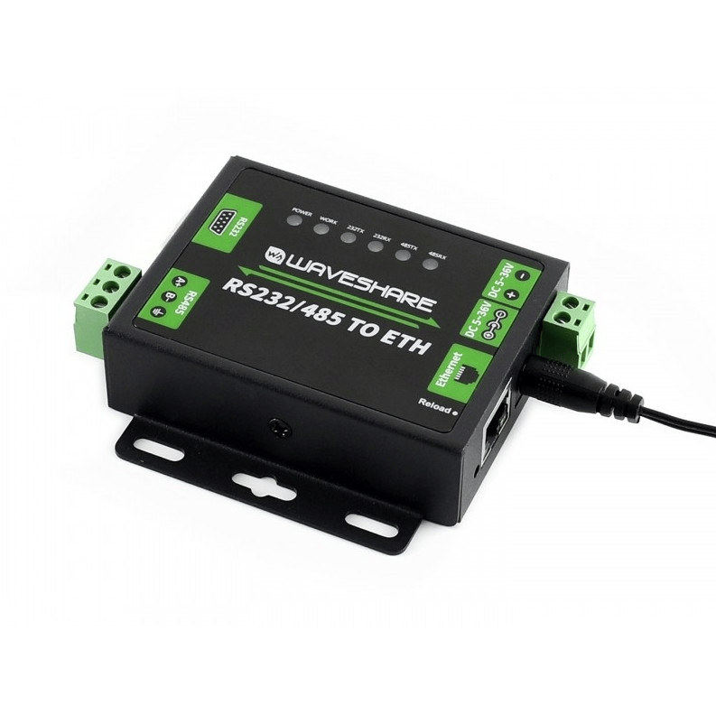 Waveshare  Endüstriyel RS232/RS485 - Ethernet Dönü