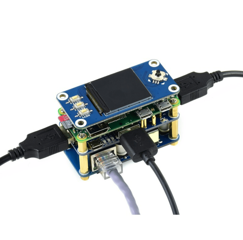 Waveshare Pi Zero Uyumlu PoE Ethernet/USB Hub HAT