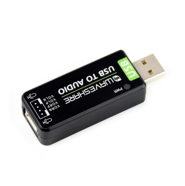 Waveshare USB Ses Kartı - Raspberry ve Jetson Uyumlu USB to Audio 