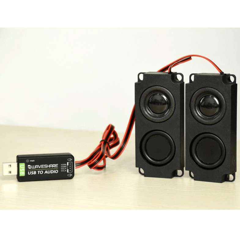 Waveshare USB Ses Kartı - Raspberry ve Jetson Uyumlu USB to Audio 