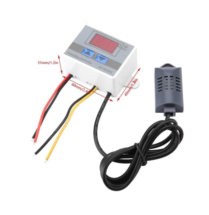XH-W3005 220V AC Dijital Nem Kontrol Cihazı