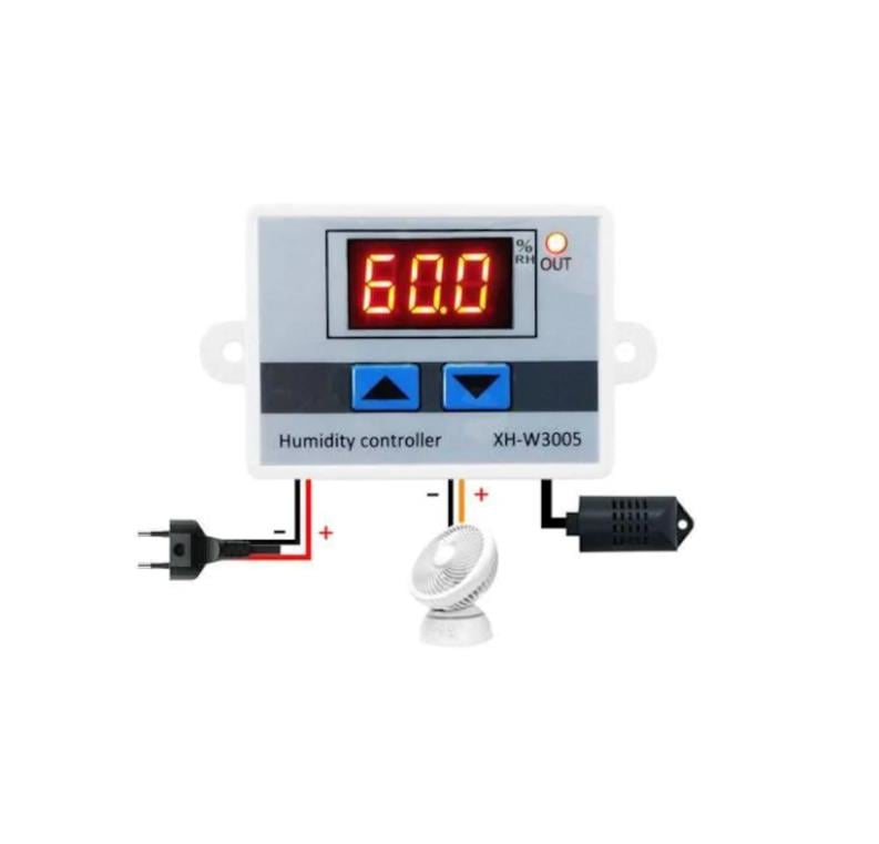 XH-W3005 220V AC Dijital Nem Kontrol Cihazı