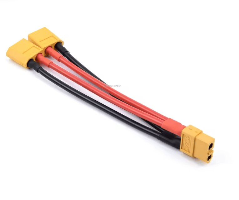 XT60 Lipo Pil Paralel Şarj Kablosu 2/1 Dişi Erkek
