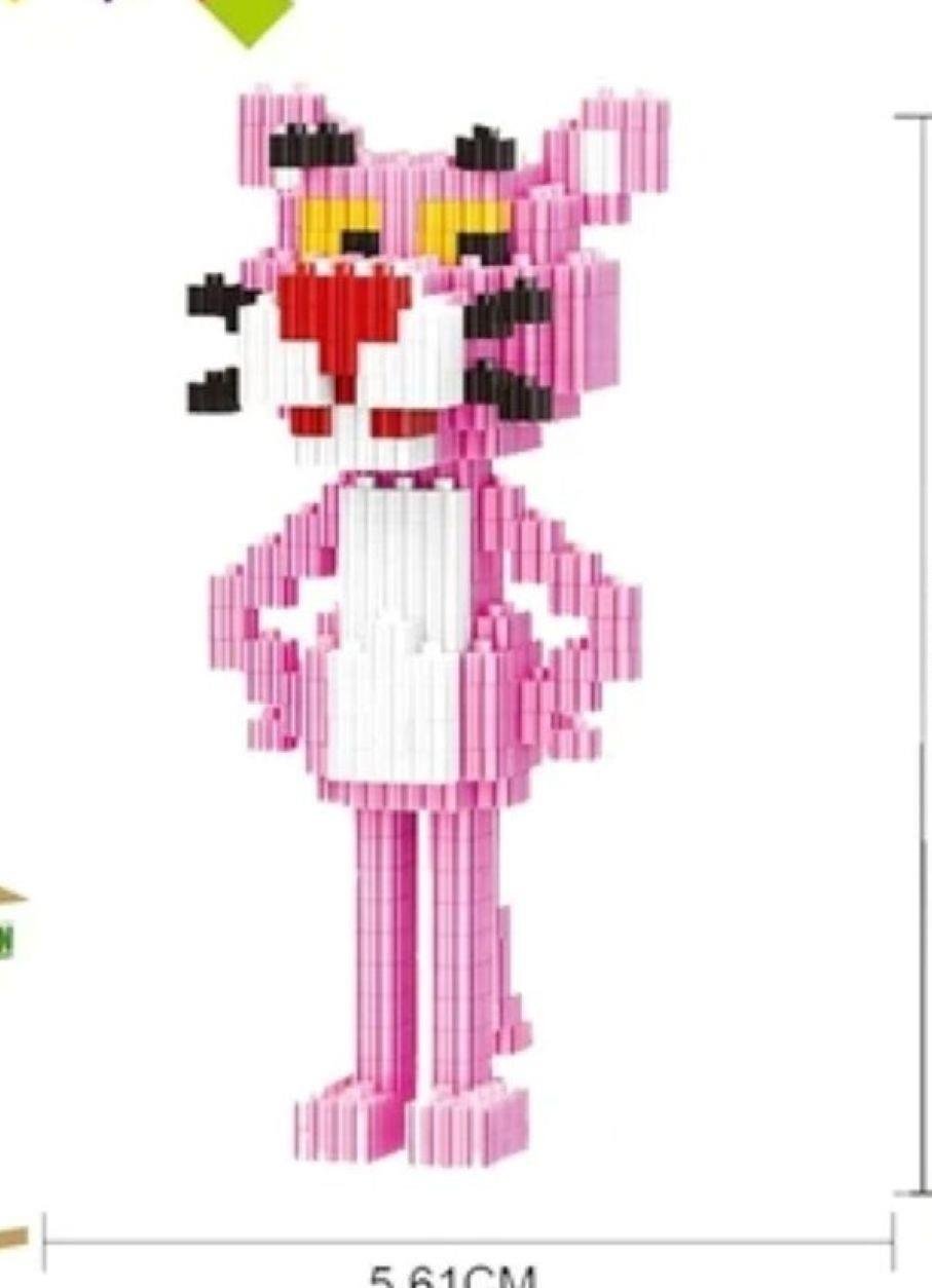 pembe panter 595 parça mini blocks
