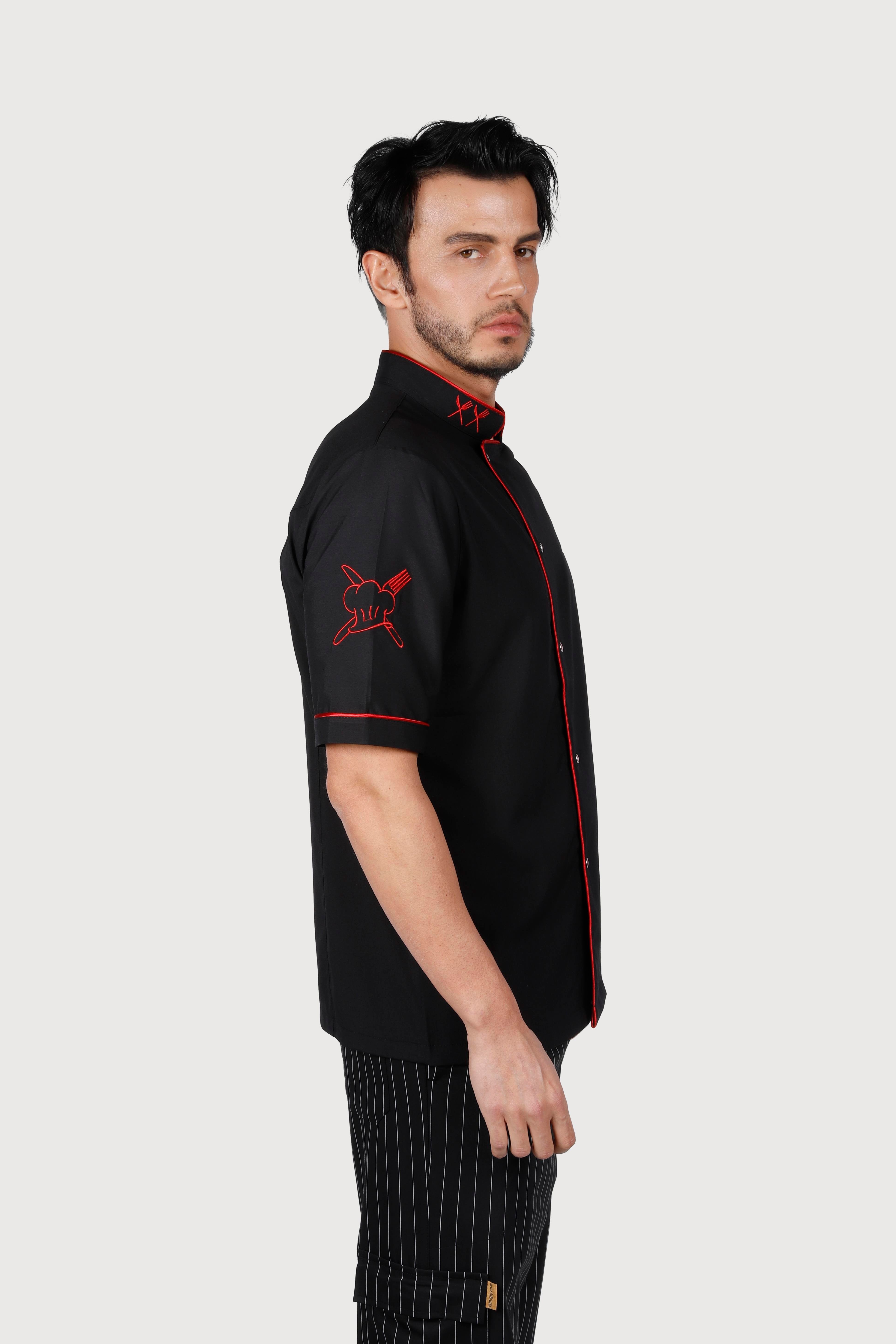 Ayyıldız Chef Soft Likra Kısakol Chef Ceket 