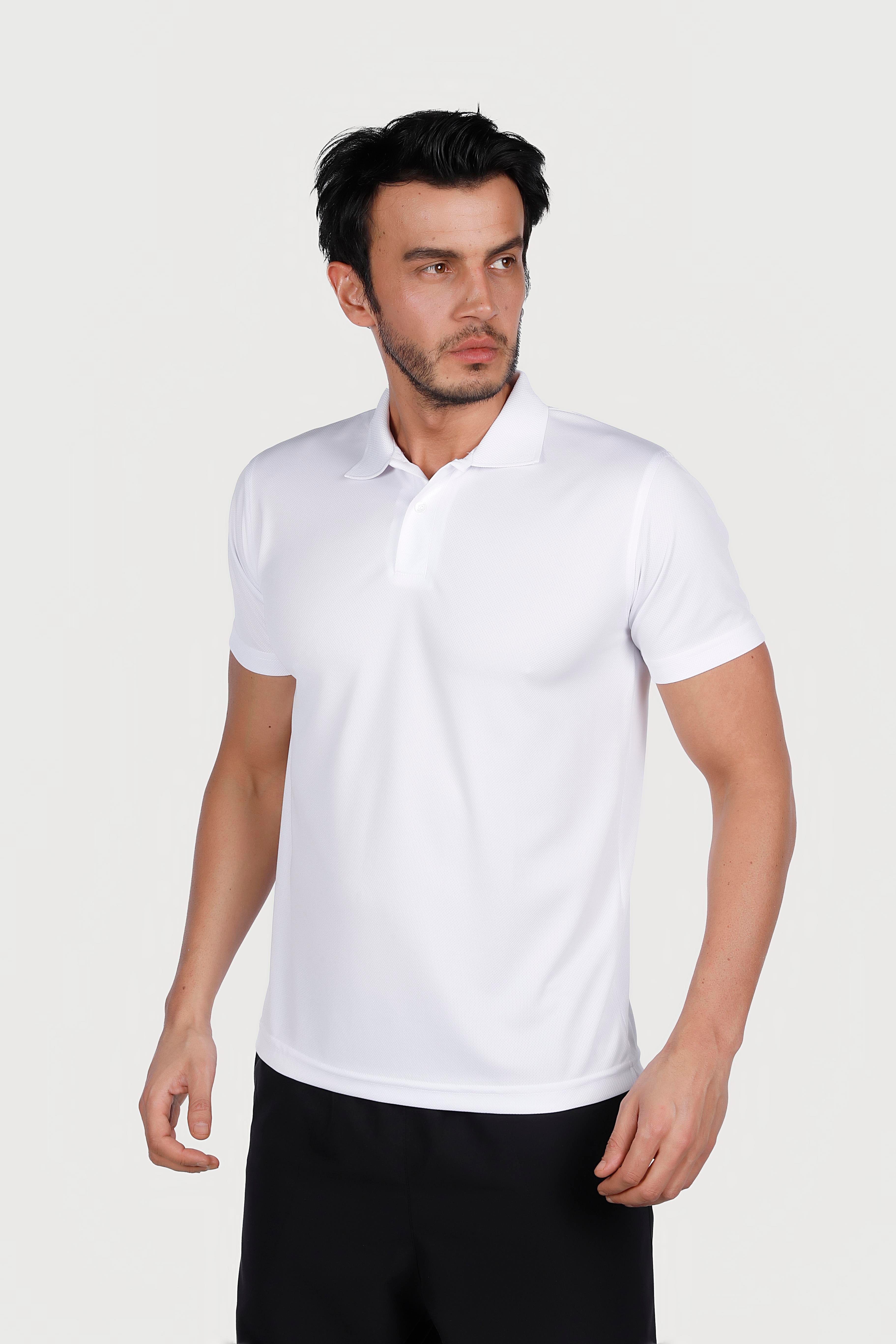 Beyaz Polo Yaka Dry Touch