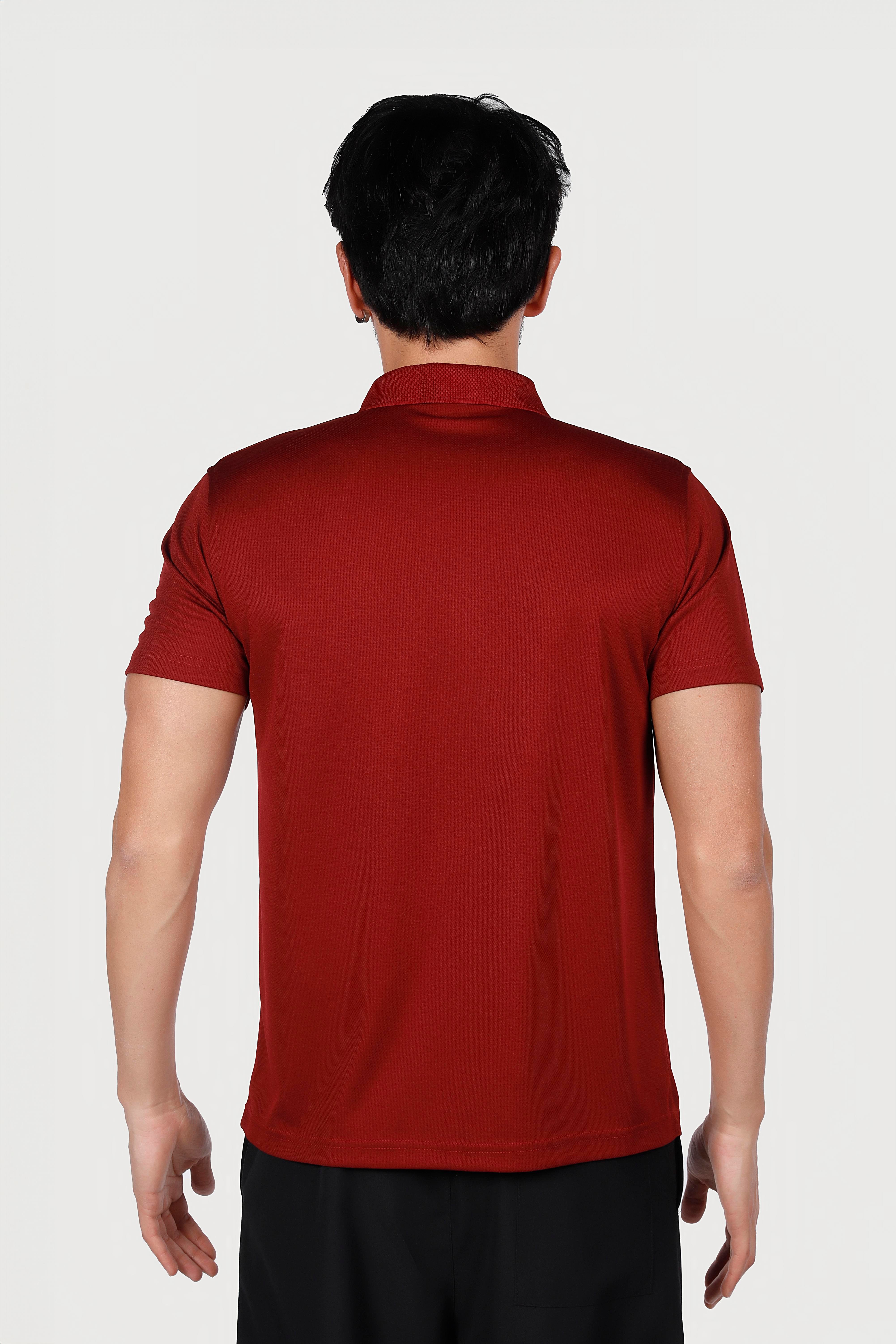 Bordo Polo Yaka Dry Touch