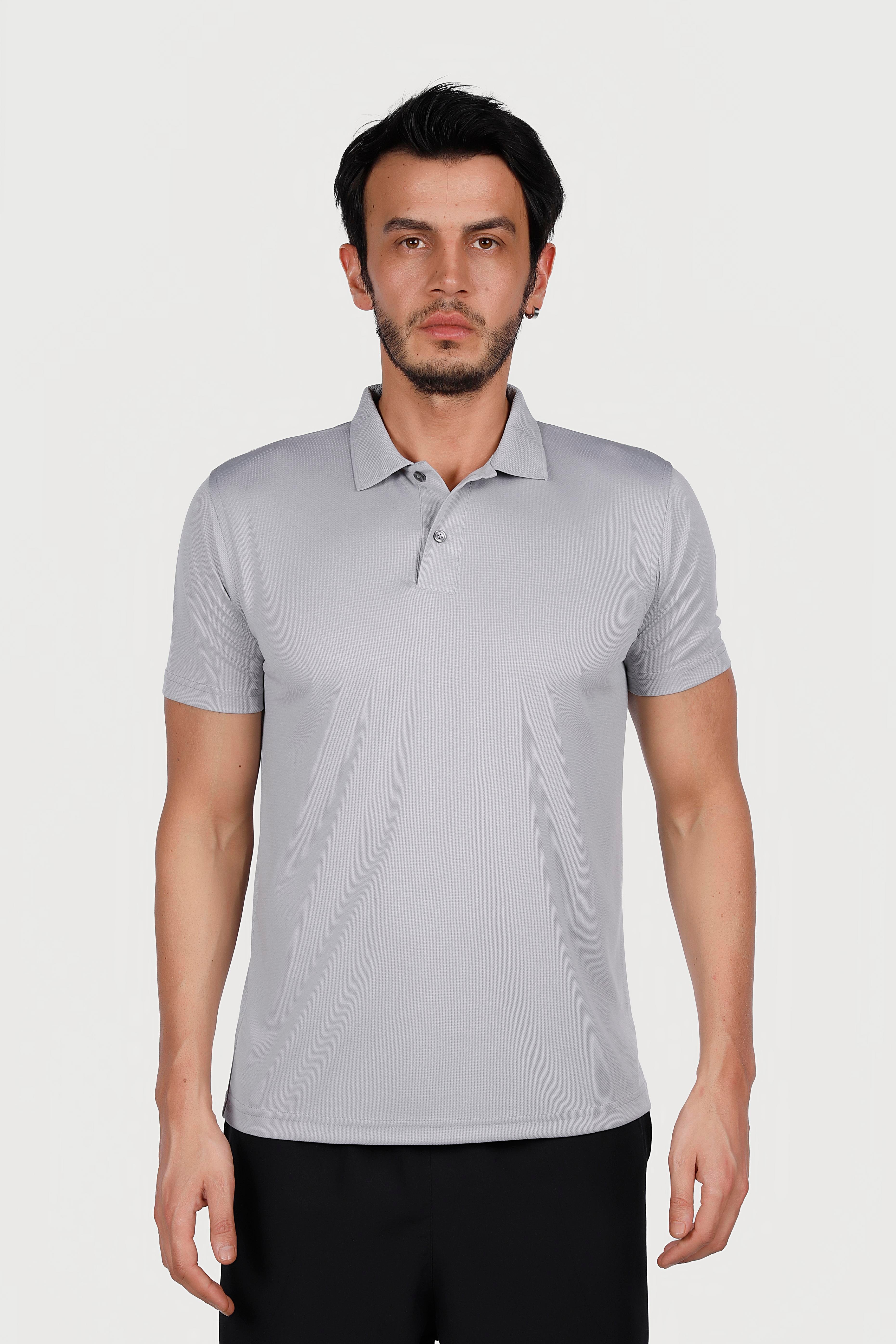 Gri Polo Yaka Dry Touch