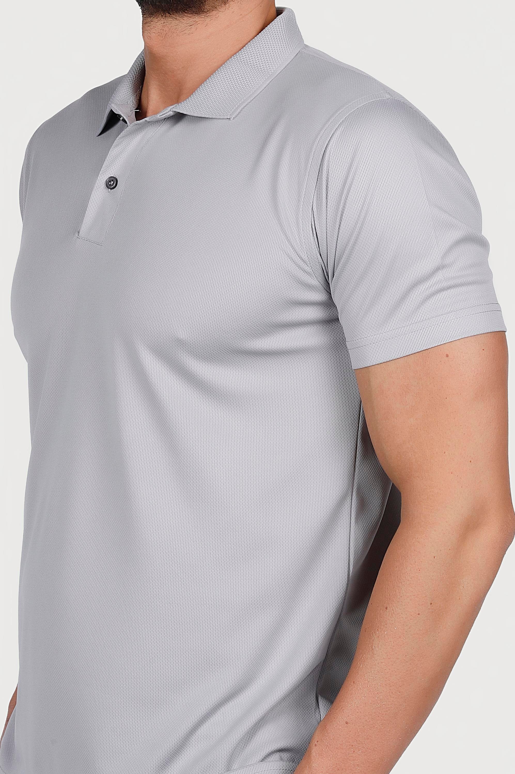 Gri Polo Yaka Dry Touch