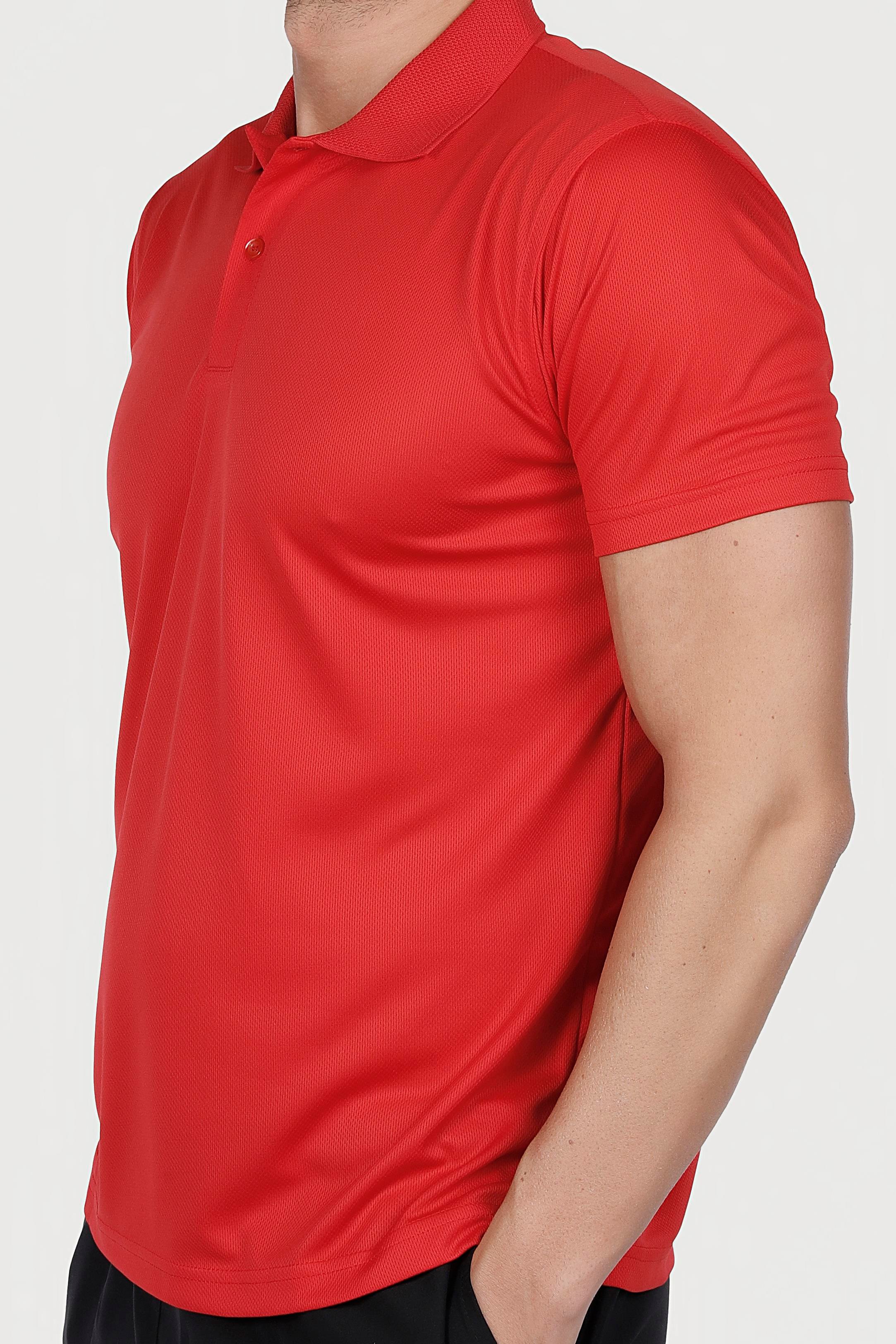 Kırmızı Polo Yaka Dry Touch