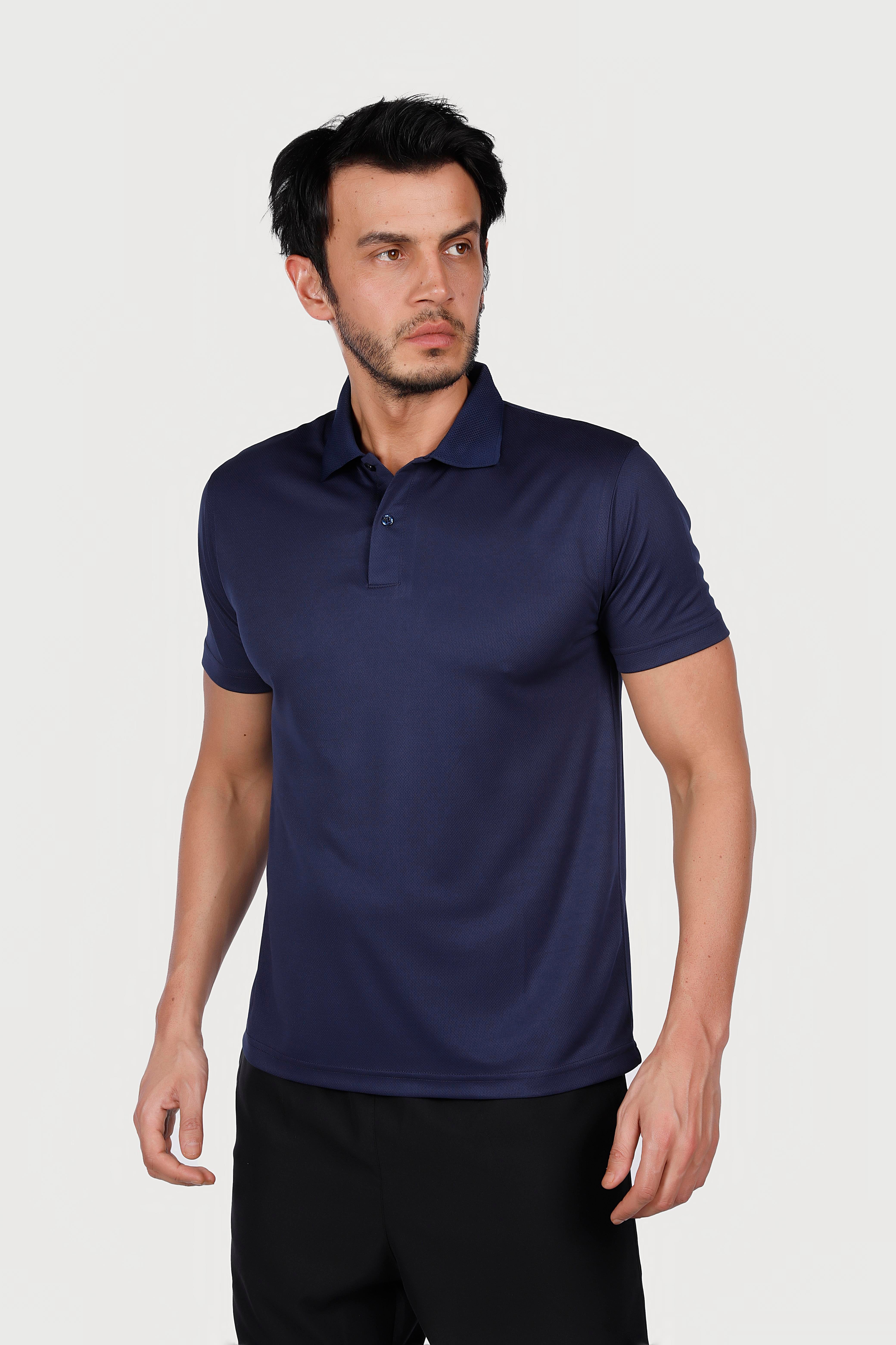 Lacivert Polo Yaka Dry Touch