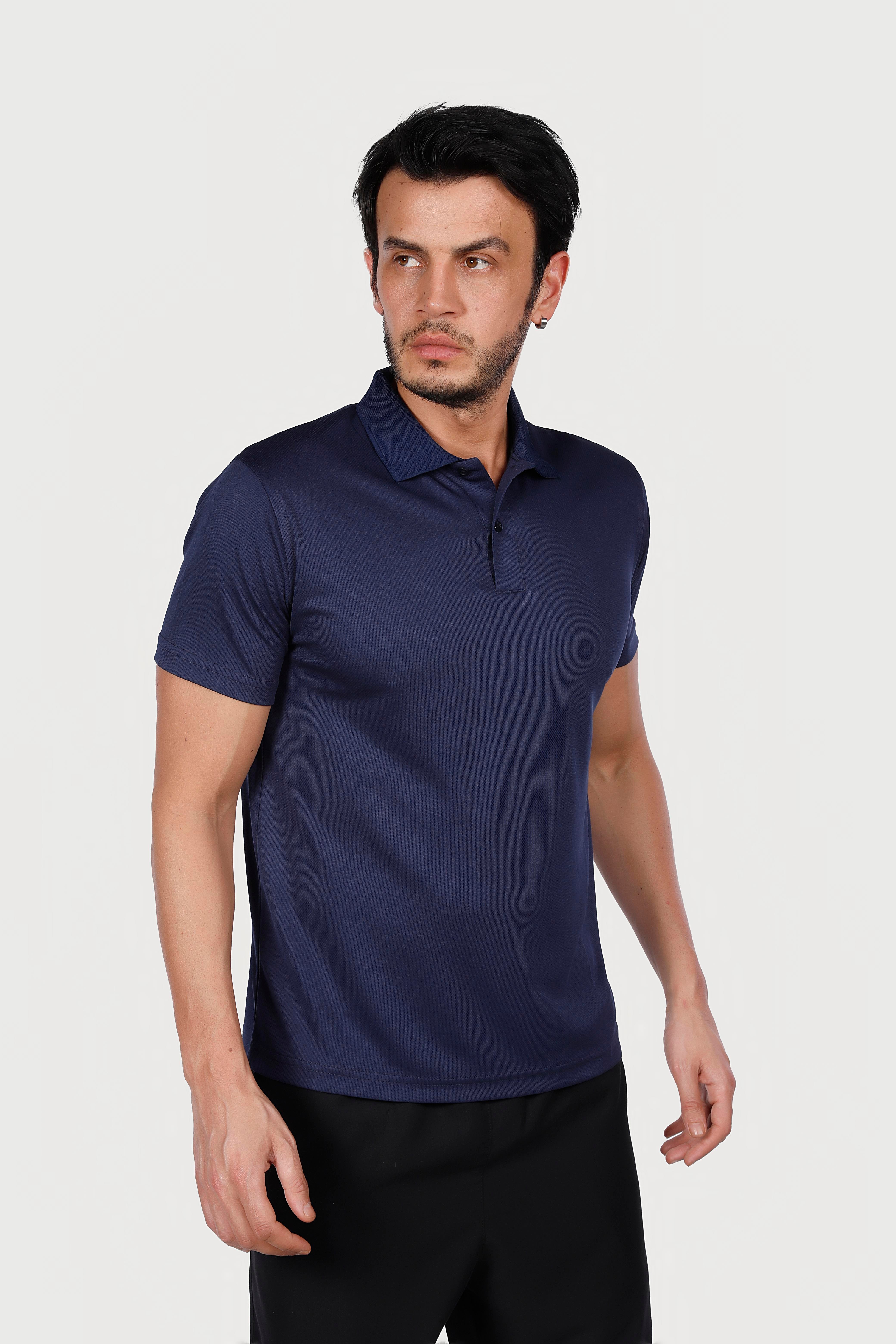 Lacivert Polo Yaka Dry Touch