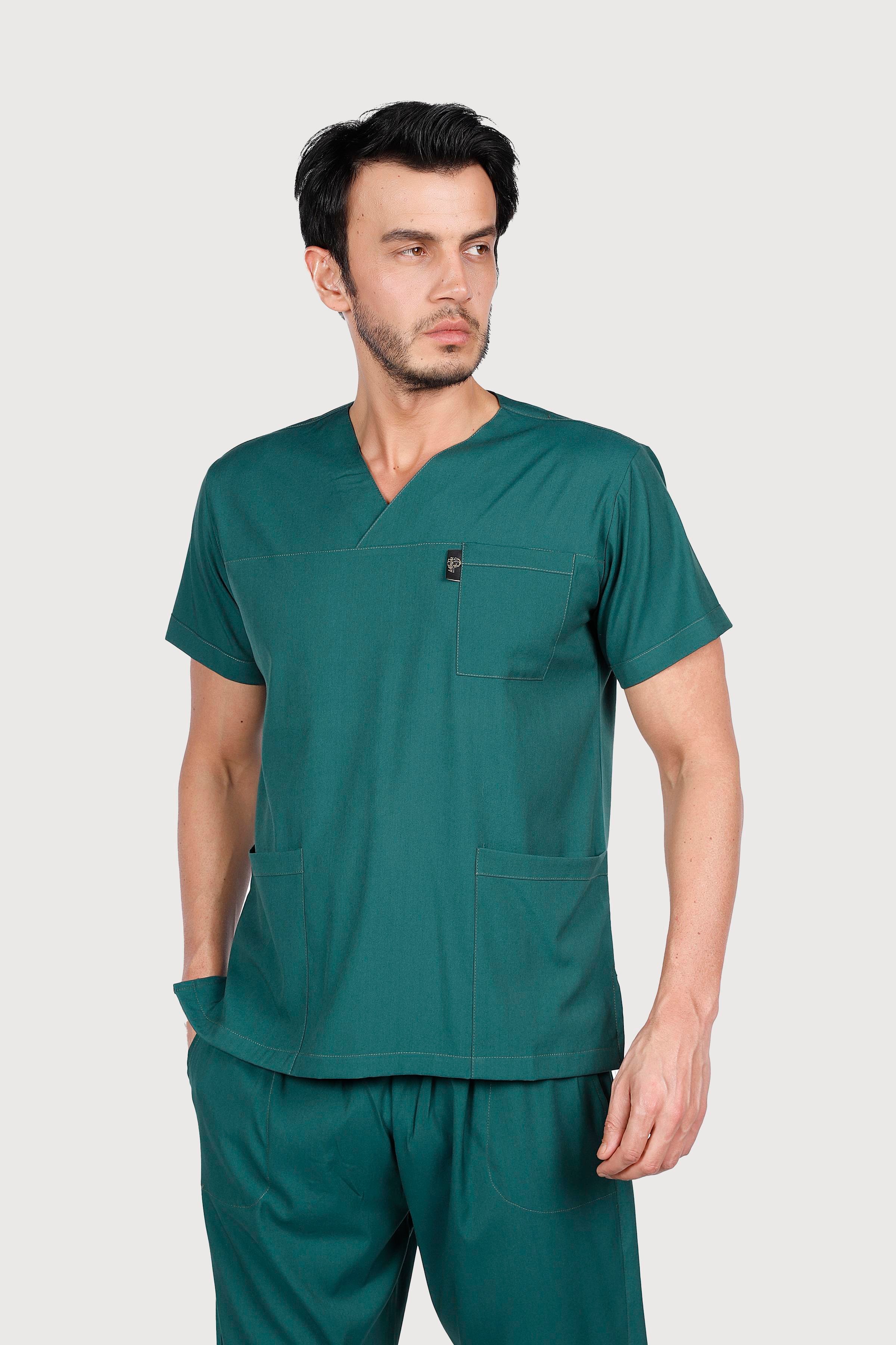 Likra Scrubs Unisex Alt / Üst Takım