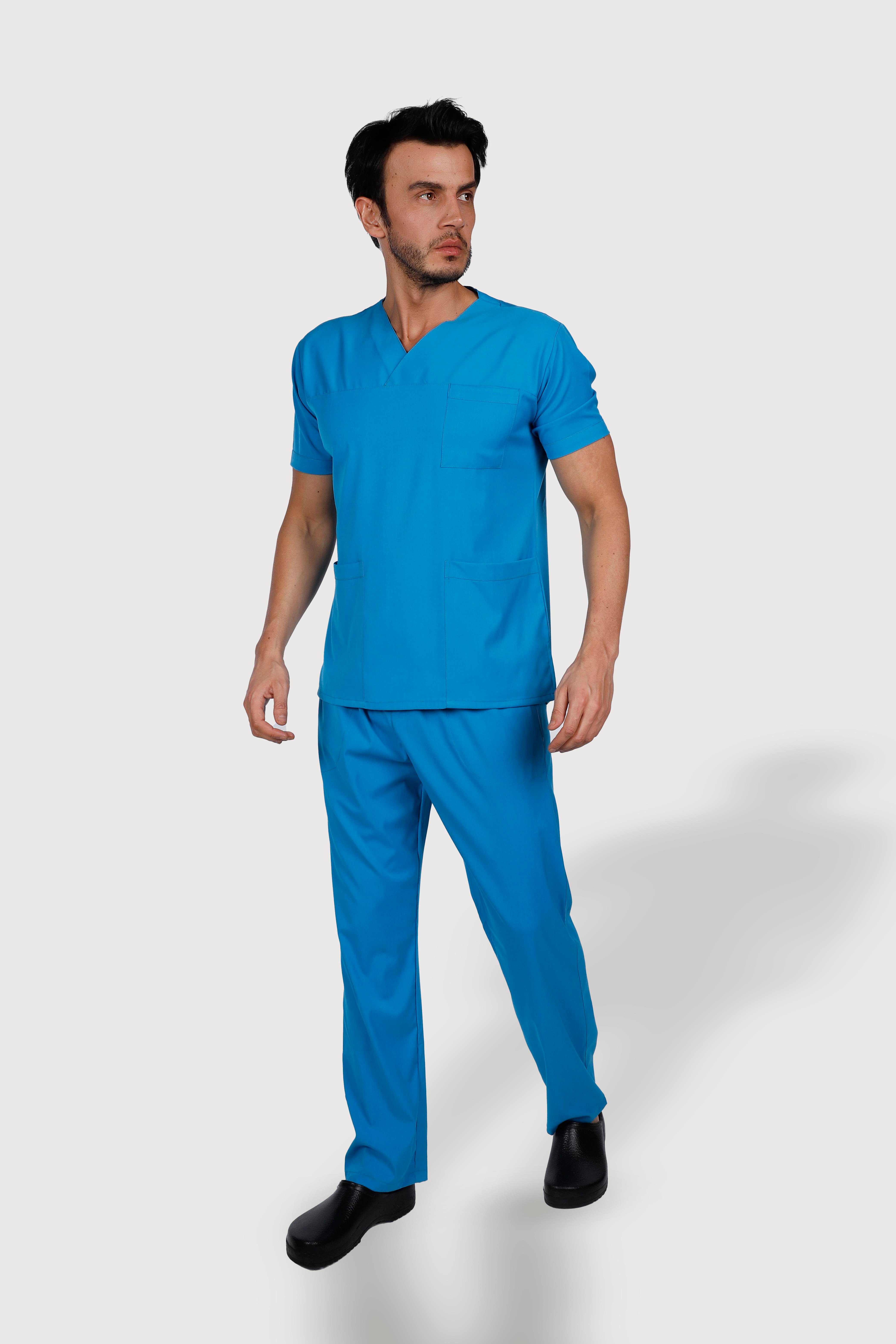 Likra Scrubs Unisex Alt / Üst Takım