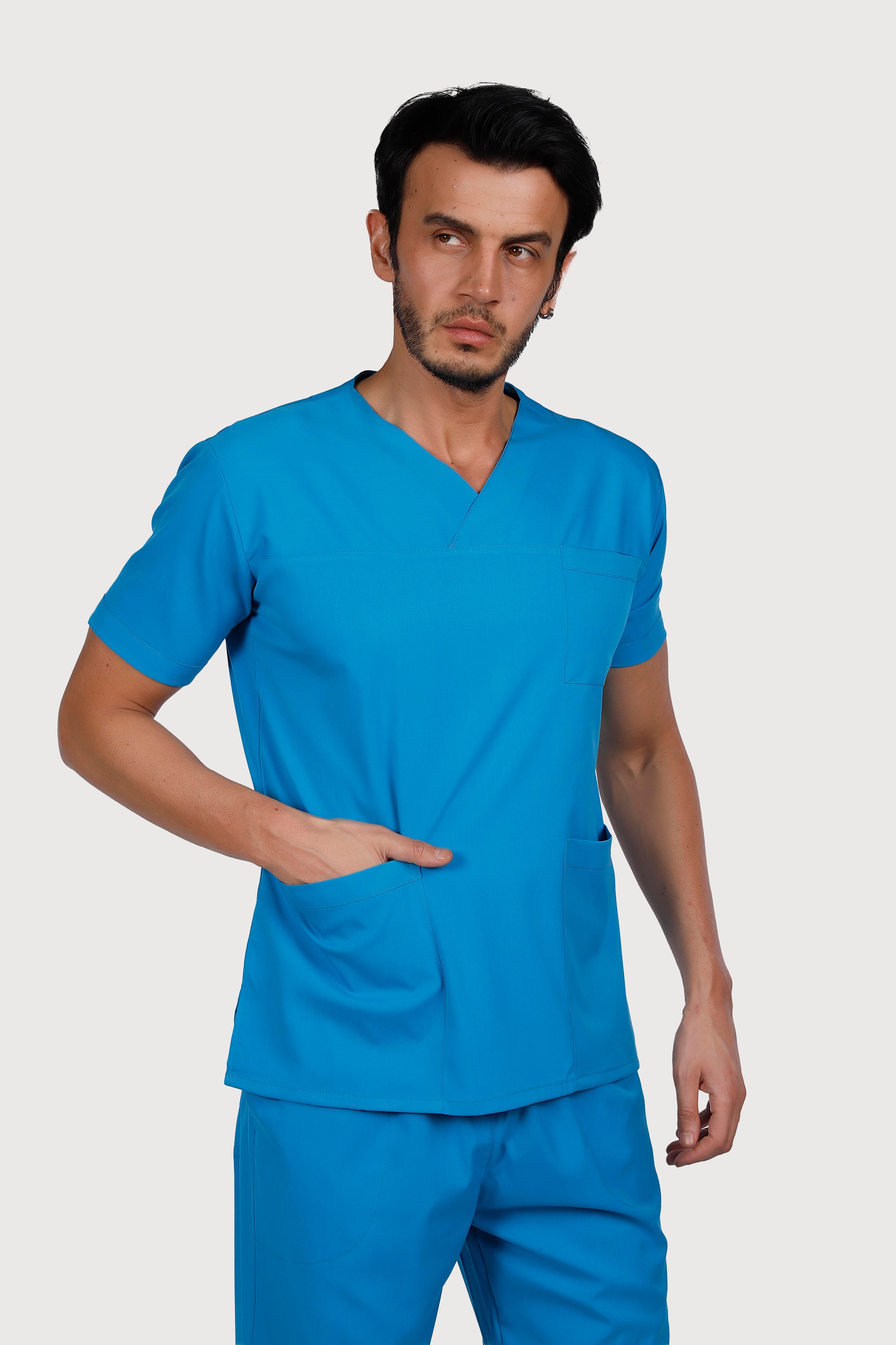 Likra Scrubs Unisex Alt / Üst Takım