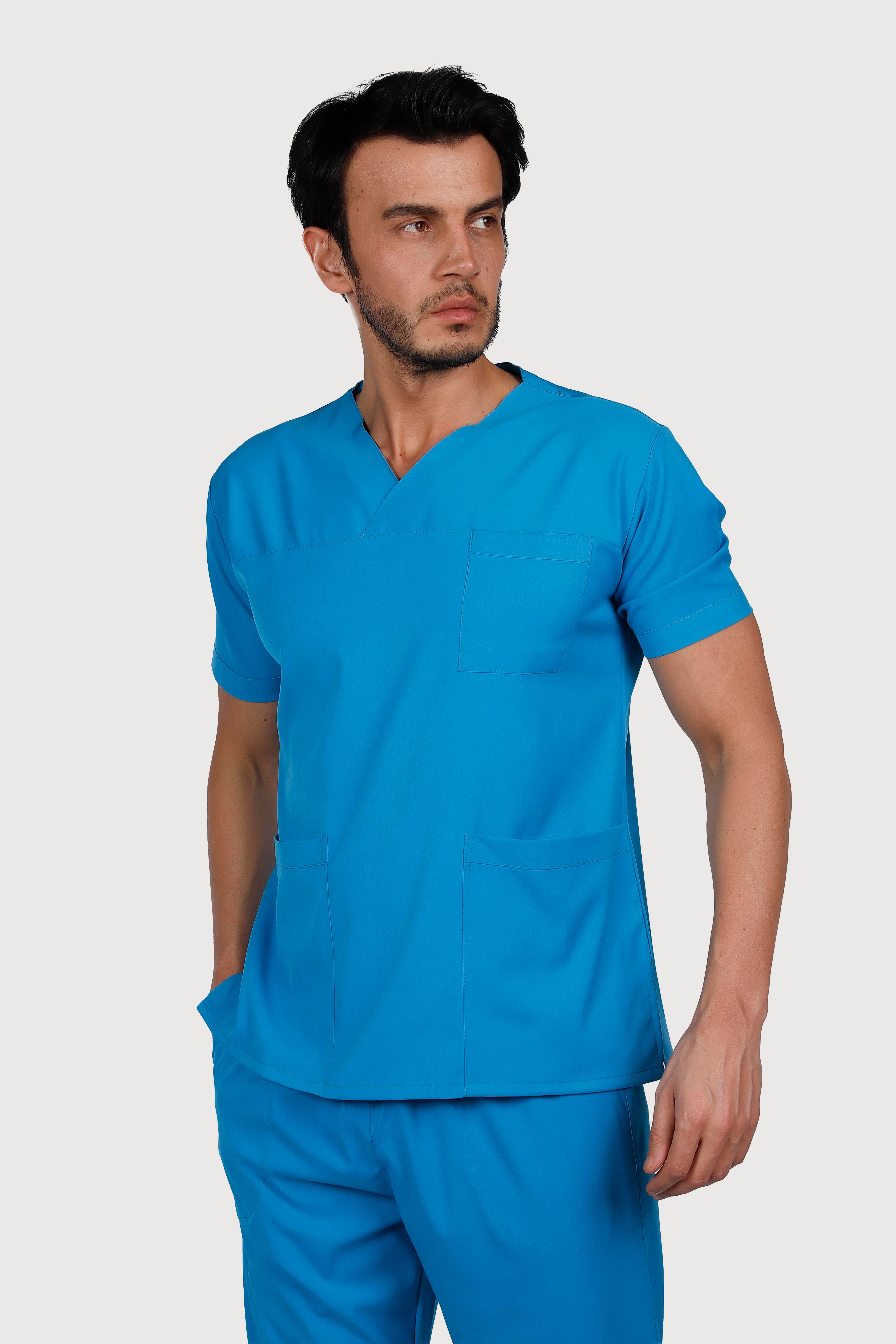 Likra Scrubs Unisex Alt / Üst Takım