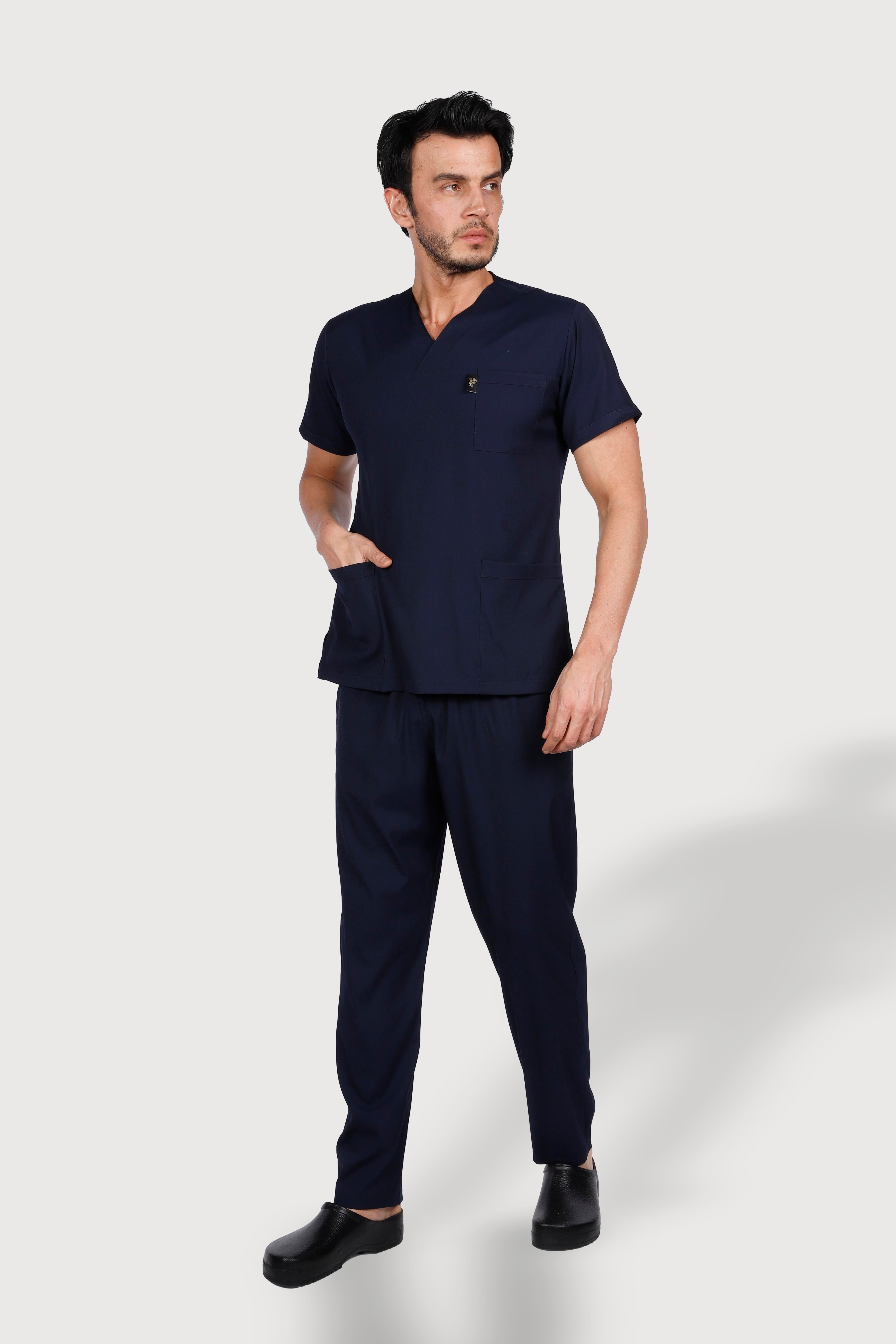 Likra Scrubs Unisex Alt / Üst Takım