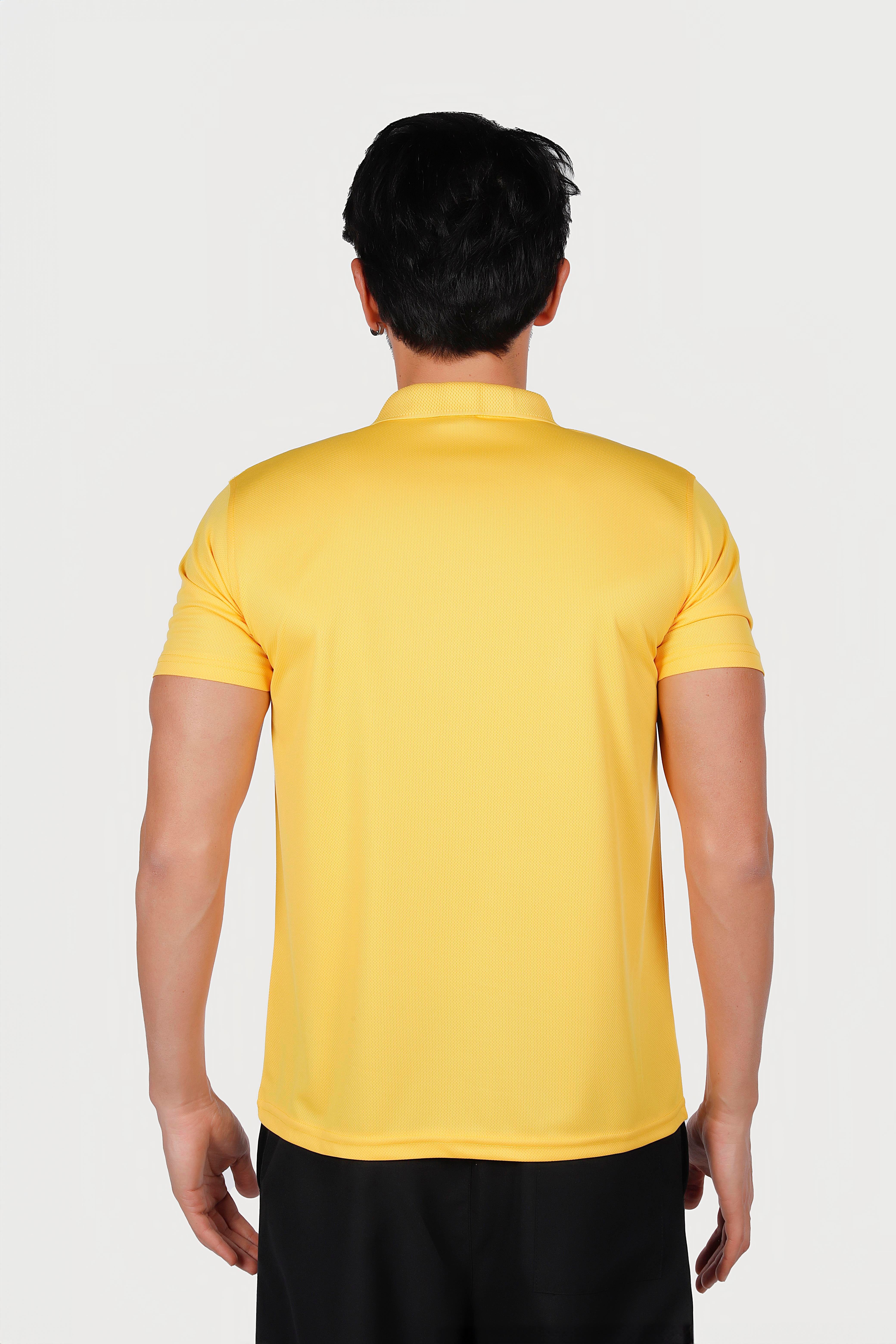 Sarı Polo Yaka Dry Touch