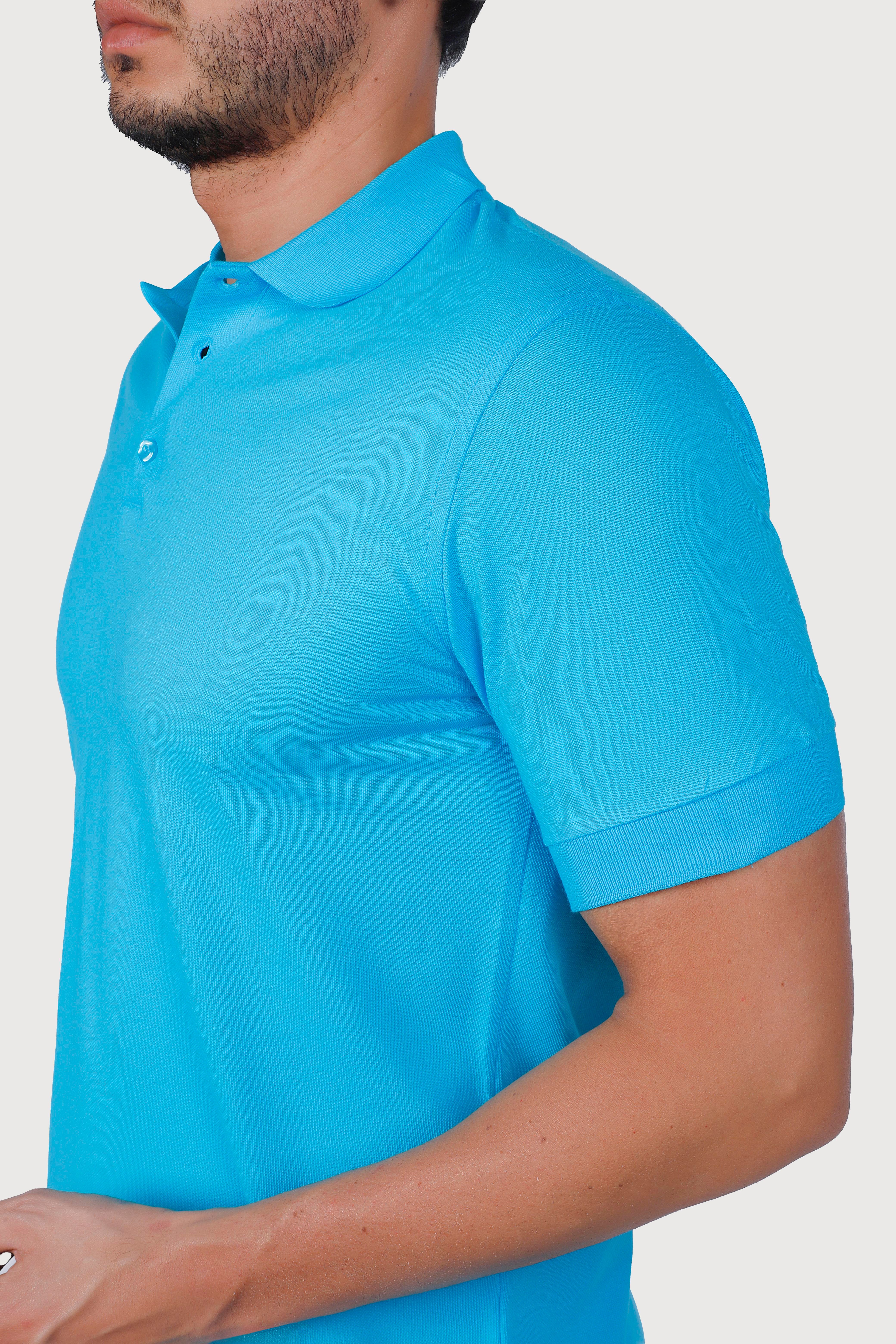 TURKUAZ YAKA 50/50 Pamuk Polyester TİŞORT