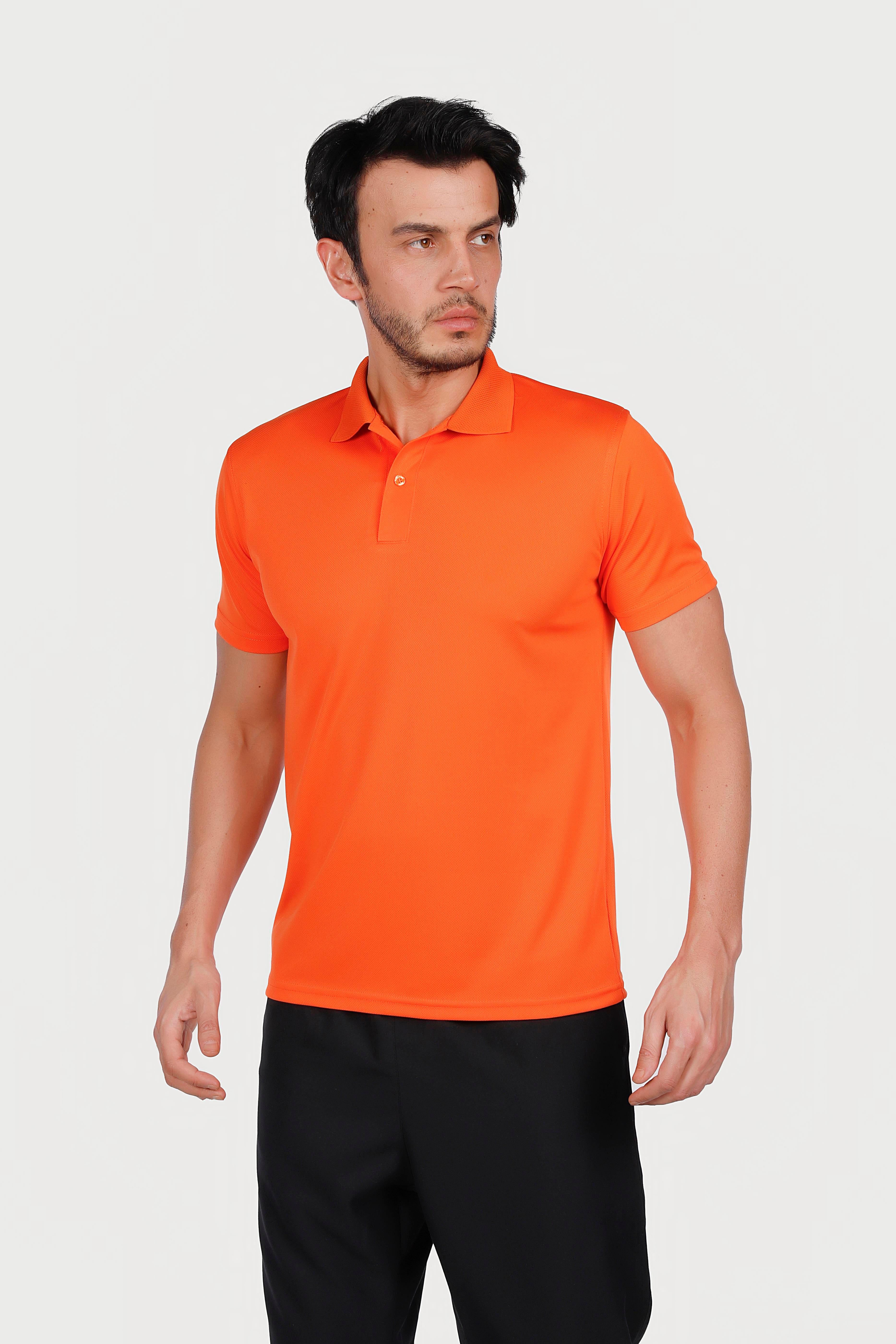 Turuncu Polo Yaka Dry Touch