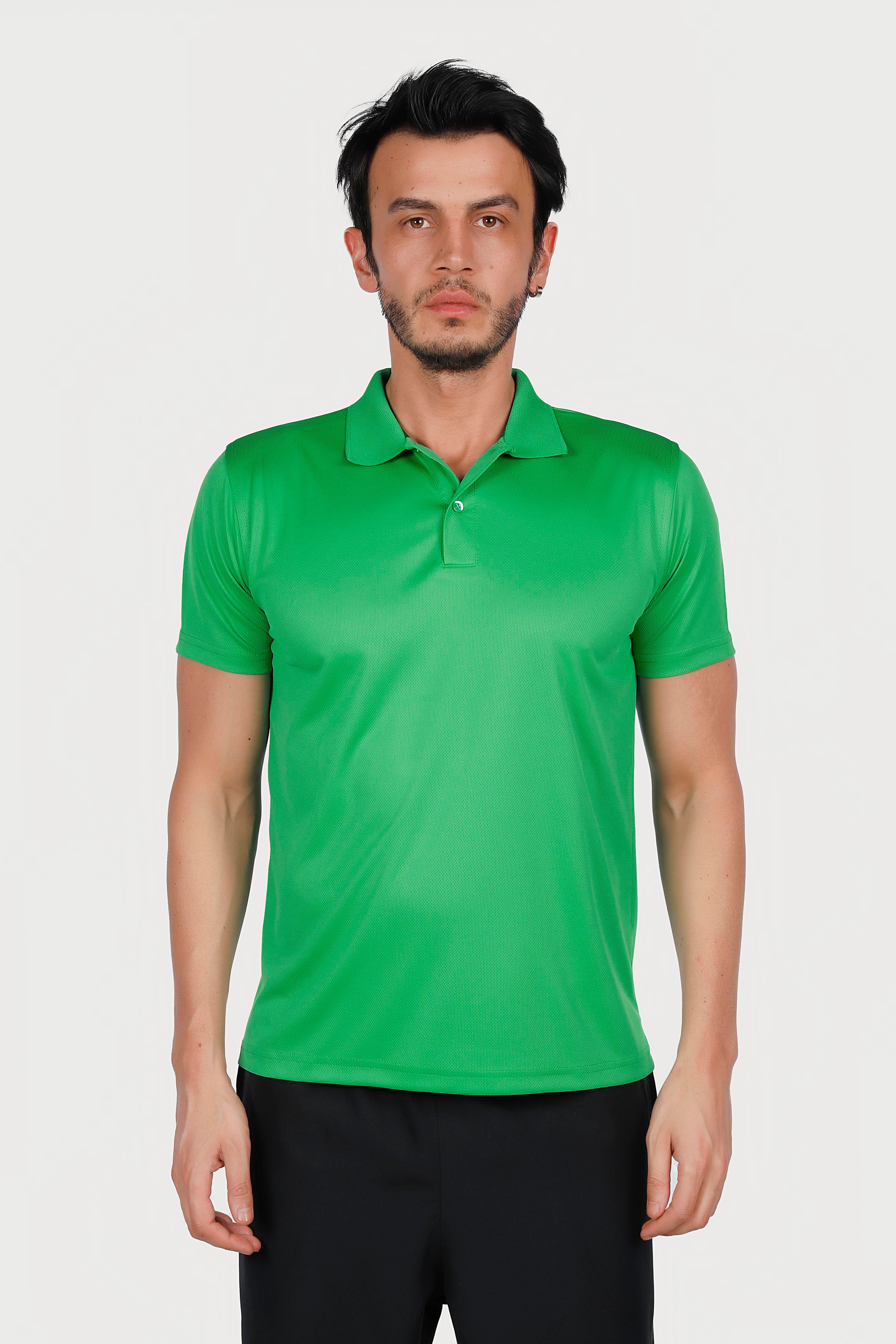 Yeşil Polo Yaka Dry Touch