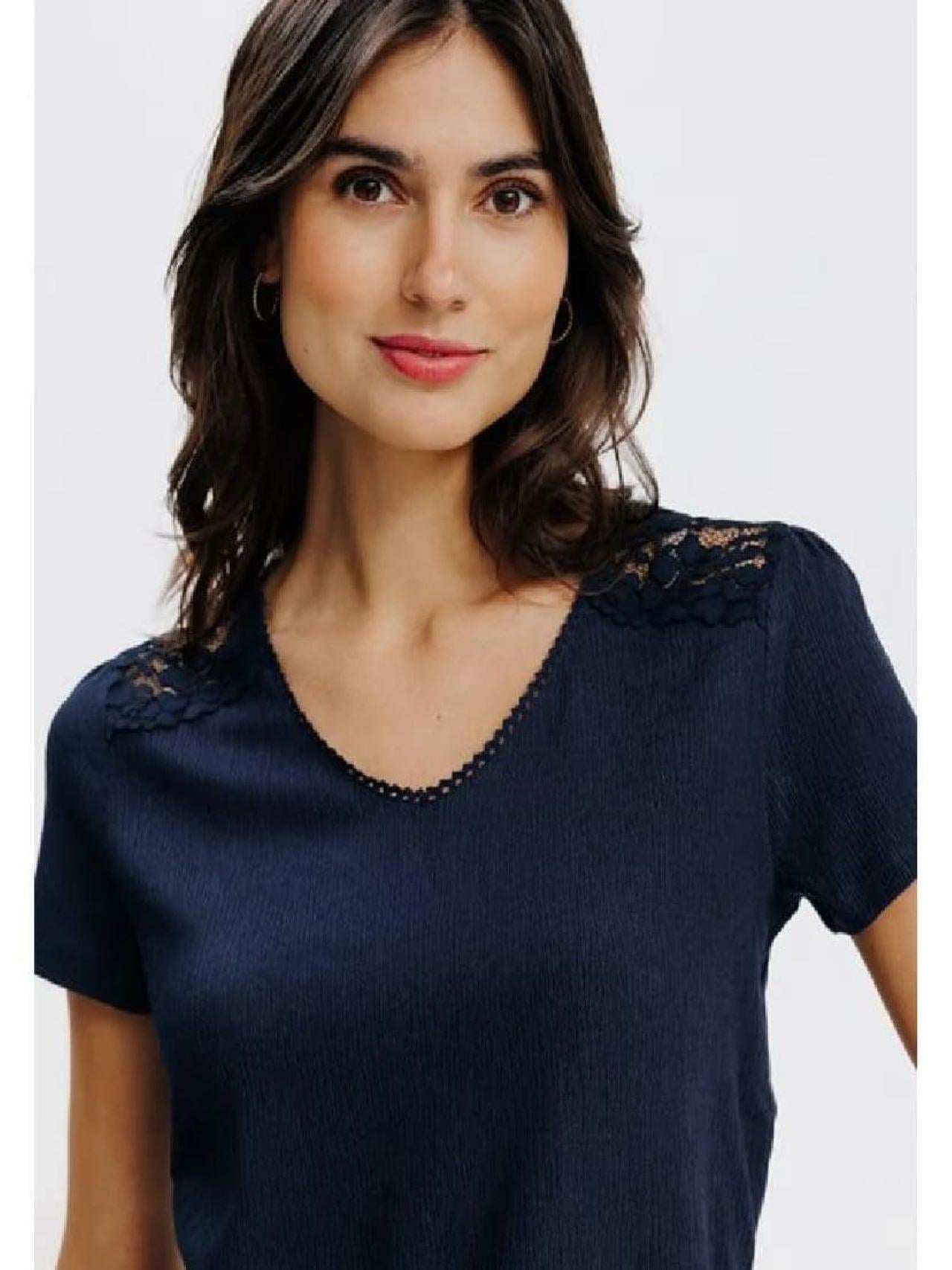 ARMAND THIERY ORJ LACİVERT T-SHIRT