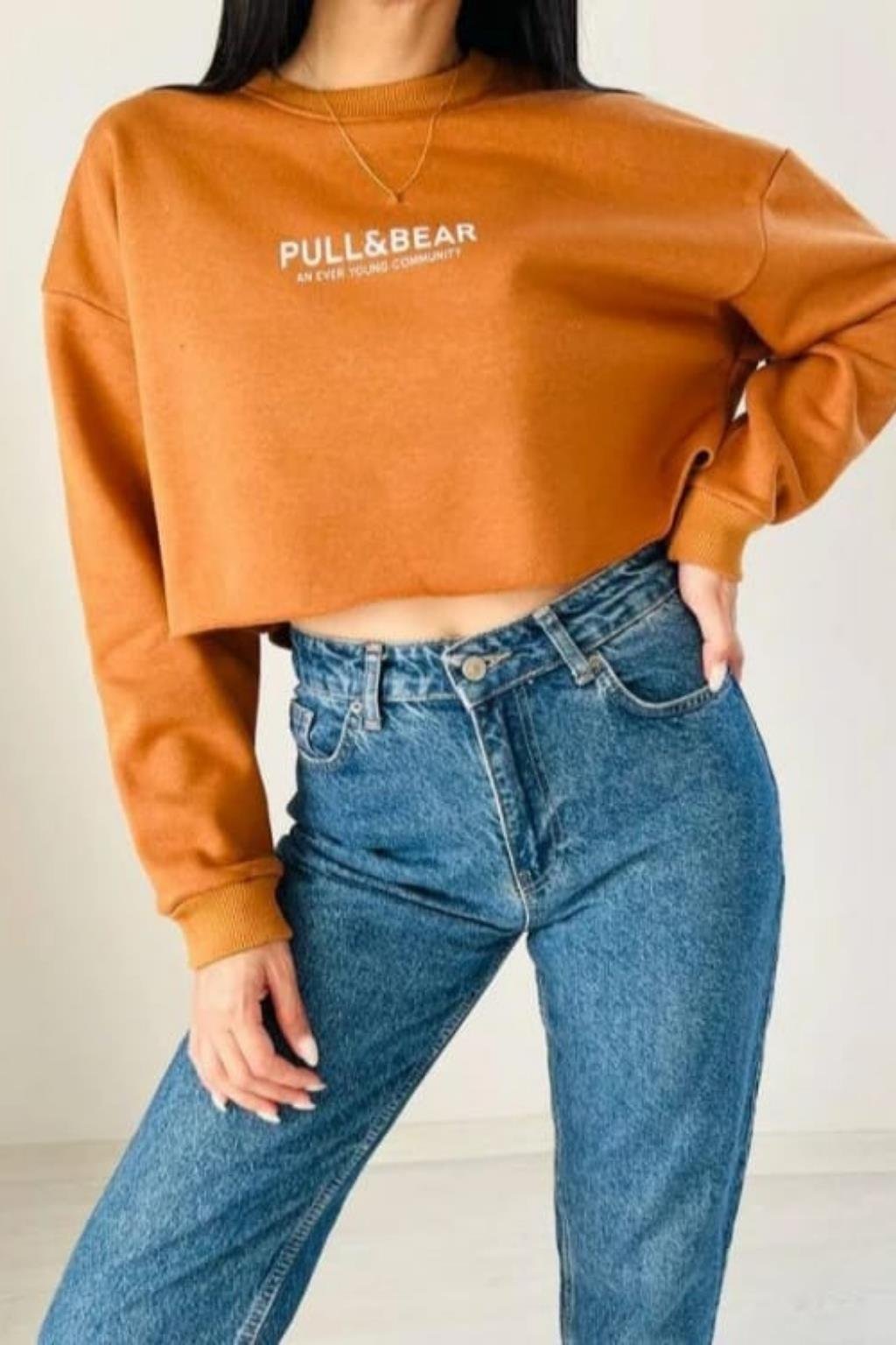 HARDAL OVERSIZE CROP SWEATSHIRT
